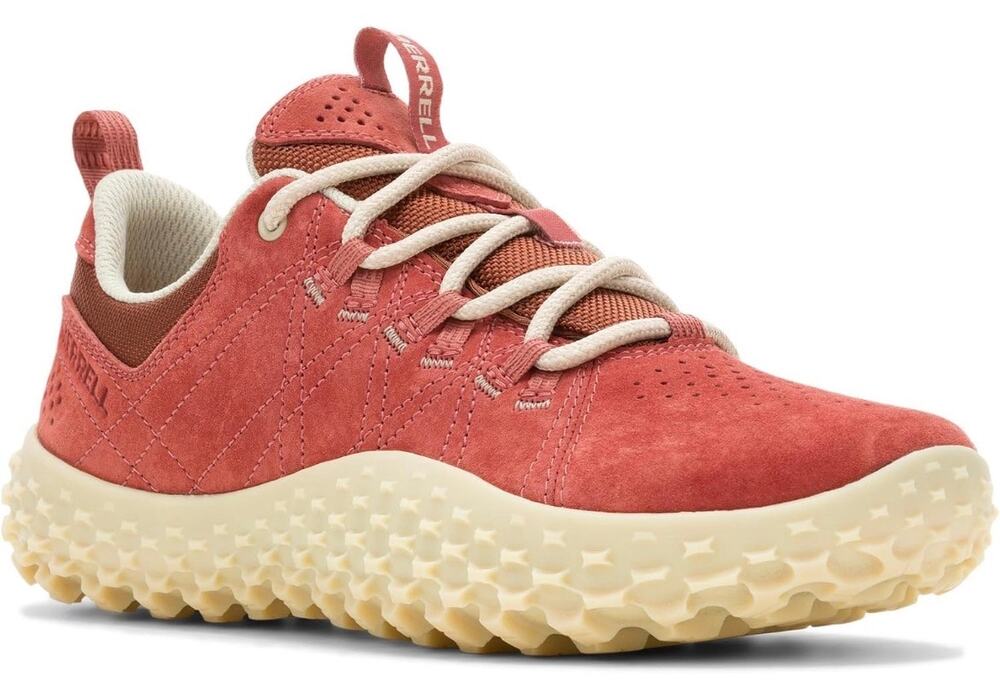 Merrell Women's Wrapt Sneaker Rust Outdoors Hiking Trail Shoes lace up size 6.5